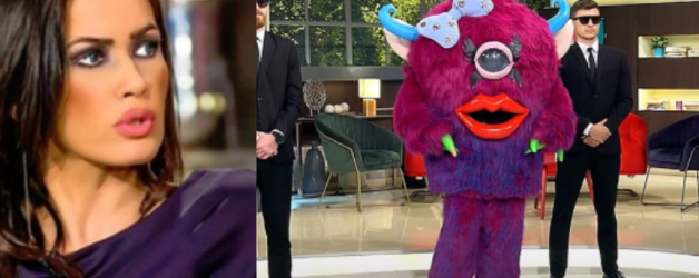 Oana Zăvoranu la „Masked Singer România”. Costumul de monstrulică își plânge în pumni. A ajuns de râsul celorlalte costume fiindcă a ascuns un monstrulică mai mic!