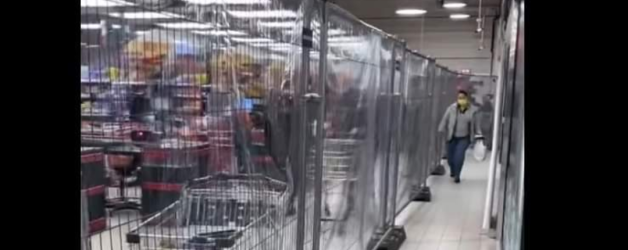 Cercetătorii unui supermarket din Râmnicu Sărat au inventat gardul prin care nu trece niciun virus