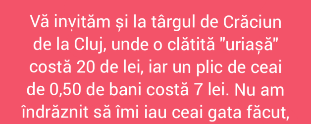 Salutări scumpe de la Cluj