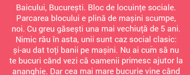 O, ce veste minunată din București!