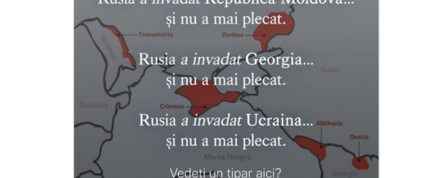 Ambasada SUA: „Rusia a invadat Republica Moldova și nu a mai plecat. A invadat Georgia și nu a mai plecat. A invadat Ucraina și nu a mai plecat. Vedeți un tipar aici?”