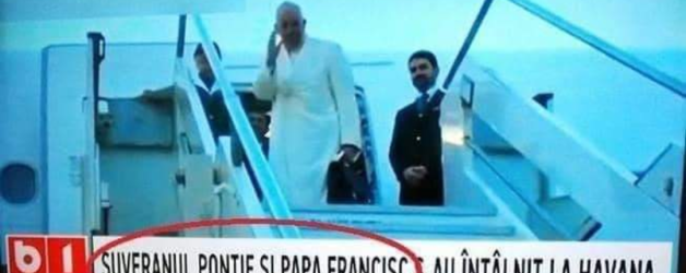 Suveranul Pontif și Papa Francisc s-au întâlnit la B1TV. Marele absent a fost liderul spiritual al Bisericii Catolice, care era la Realitatea
