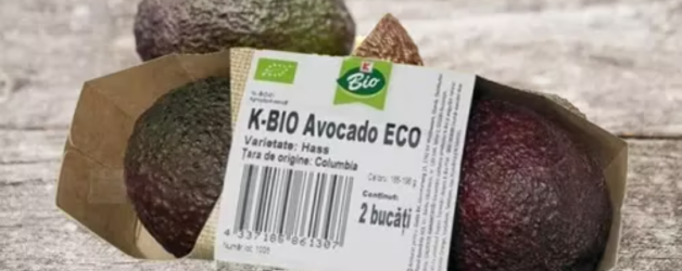 România, supermarket: avocado „bio” care depășește limita de pesticide! Fiind adus din Columbia, cred că era și fumat