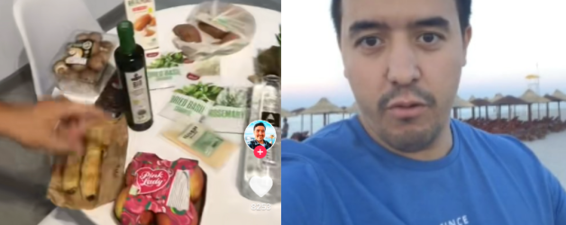 Un turist american se laudă cu ce a cumpărat în Mamaia cu 45 de dolari, dar nu spune și că își face cumpărăturile la Lidl, unde și șezlongul e ieftin