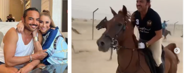 “Noul iubit” al Anamariei Prodan gonind cu calul. Vine în mare viteză spre România  să o răpească pe doamna