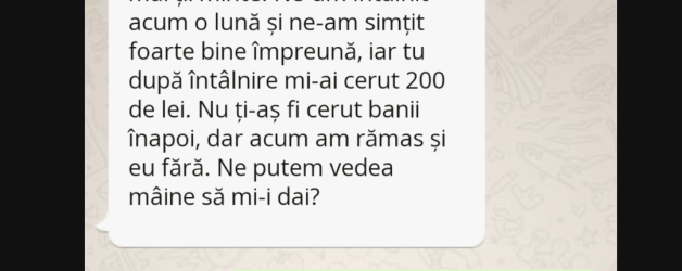 Să ceri înapoi banii dați damei de companie, pentru că ai rămas fără bani de bere – asta înseamnă să fii șeful la mafioți