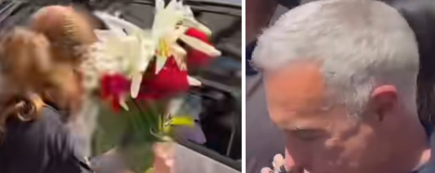Admiratoarele plâng și aleargă cu flori după voievodul Călin Georgescu… Simioane, adu caii și batistele!