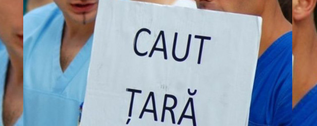 Caut ţară!  (La fiecare 5 minute mai pleacă un român…)