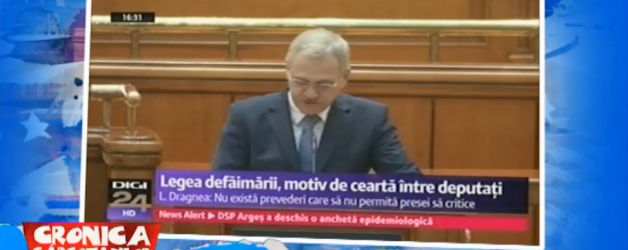 Dragnea si Legea defaimarii – 07.03.2016