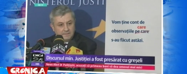 Ministrul Iordache si limba romana – 01.03.2017