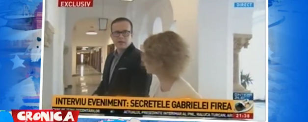 Gabriela Firea luata prin „surprindere” de Gadea – 05.04.2017