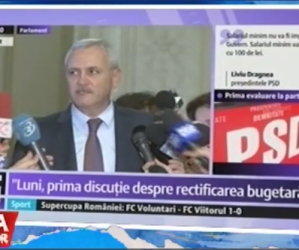 Dragnea a rupt prietenia cu Antena3 – 13.09.2017